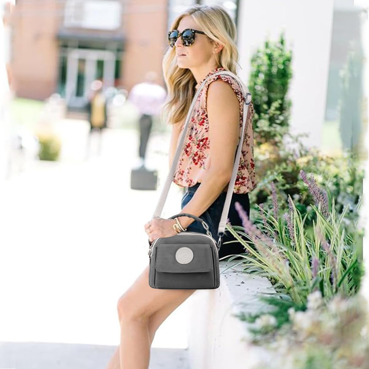 PALAY Cross Bag For Women Sling Bags with Handle Fashion Shoulder Bag Travel Casual Handbag With Inner Padded Pocket & Adjustable Strap PALAY Cross Bag For Women Sling Bags with Handle Fashion Shoulder Bag Travel Casual Handbag With Inner Padded Pocket & Adjustable Strap